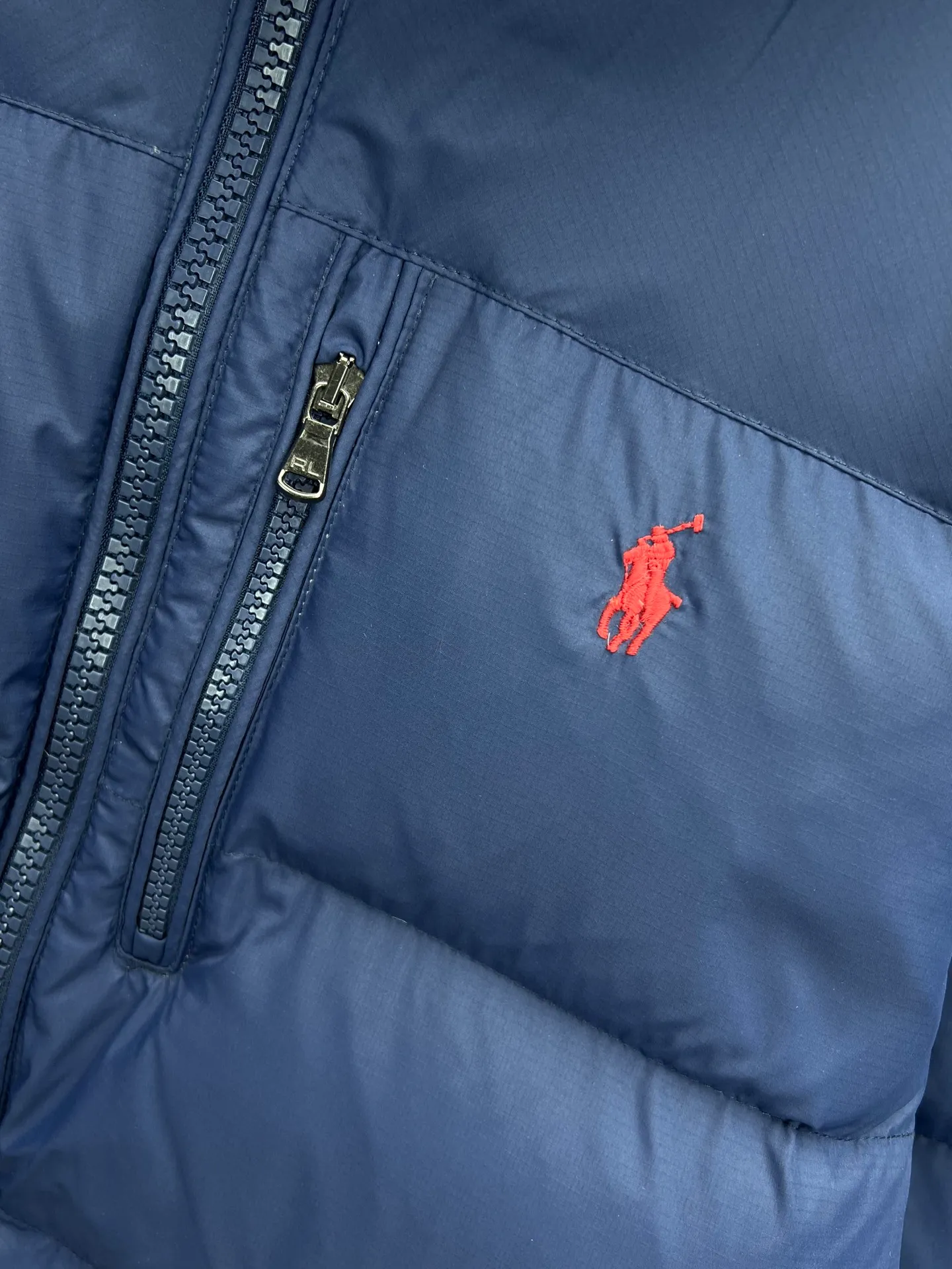 P800 Ralph Lauren classic down jacket, 80% white duck down filling, customized hardware, waterproof and anti-static fabric, three-layer lining to prevent velvet running, color, blue, black, size smLXL